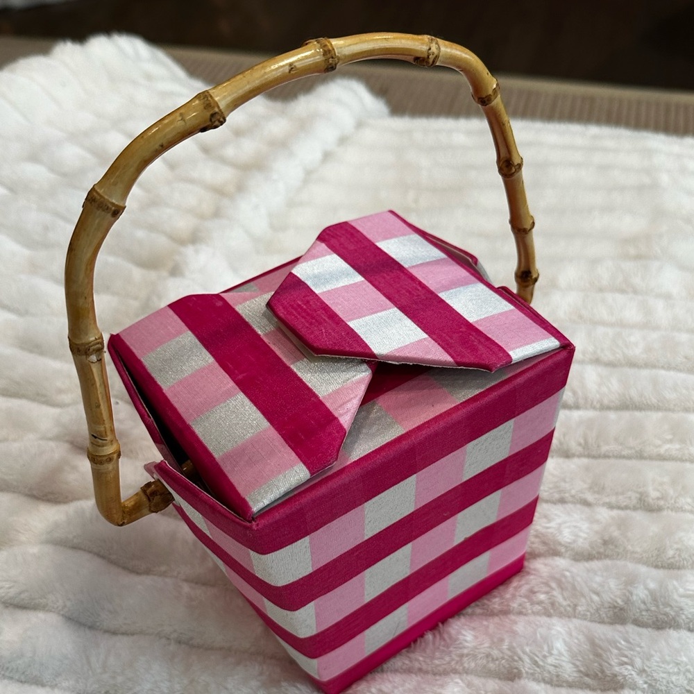 Pink Checkered Women’s bag purse